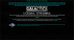 Desktop Screenshot of galactica.startrek.cz
