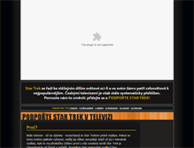Tablet Screenshot of podporte.startrek.cz